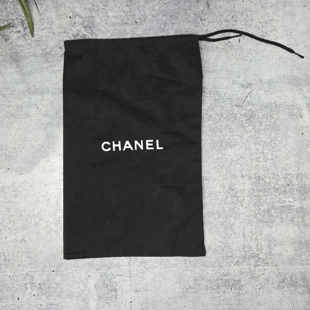 Chanel | Black Drawstring Shoe Dust Bags